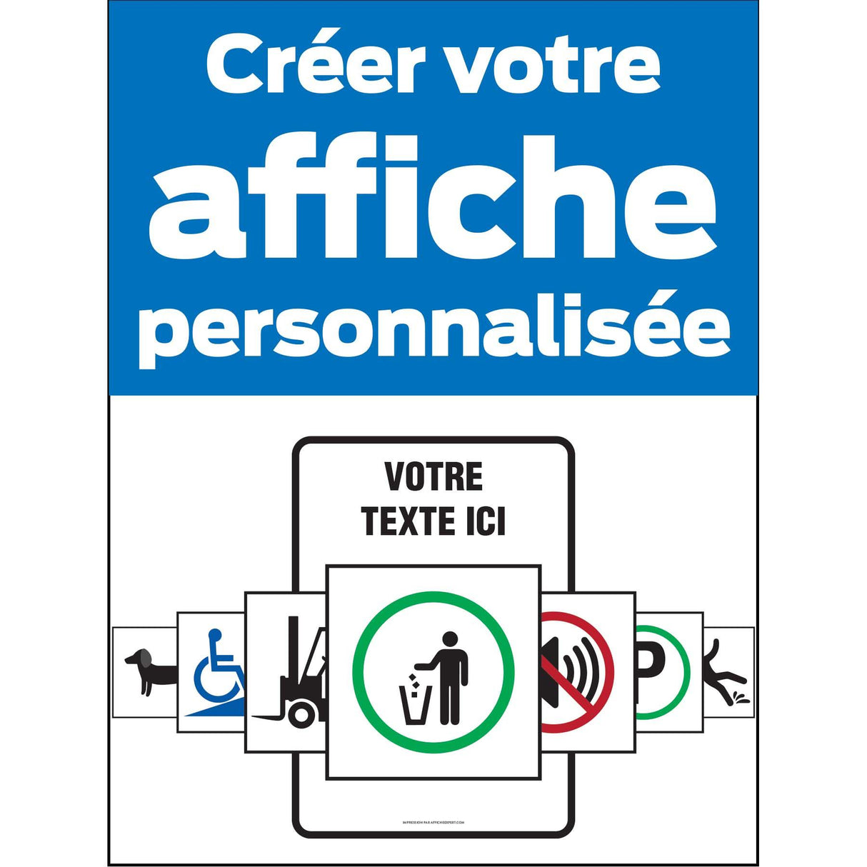 Affiche personnalisée (verticale)