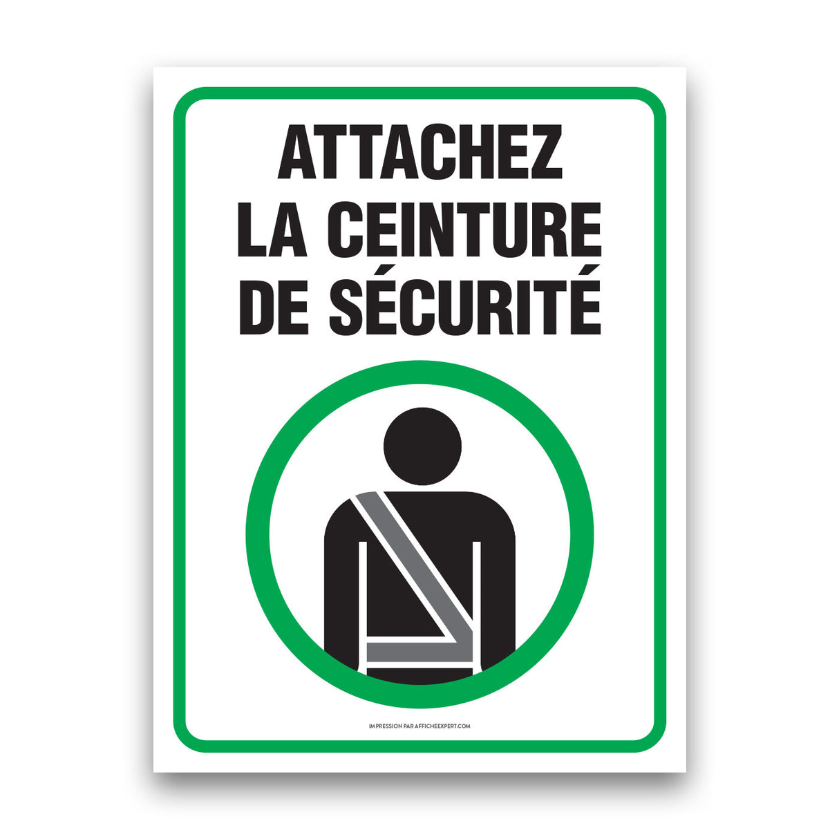 Attachez votre ceinture