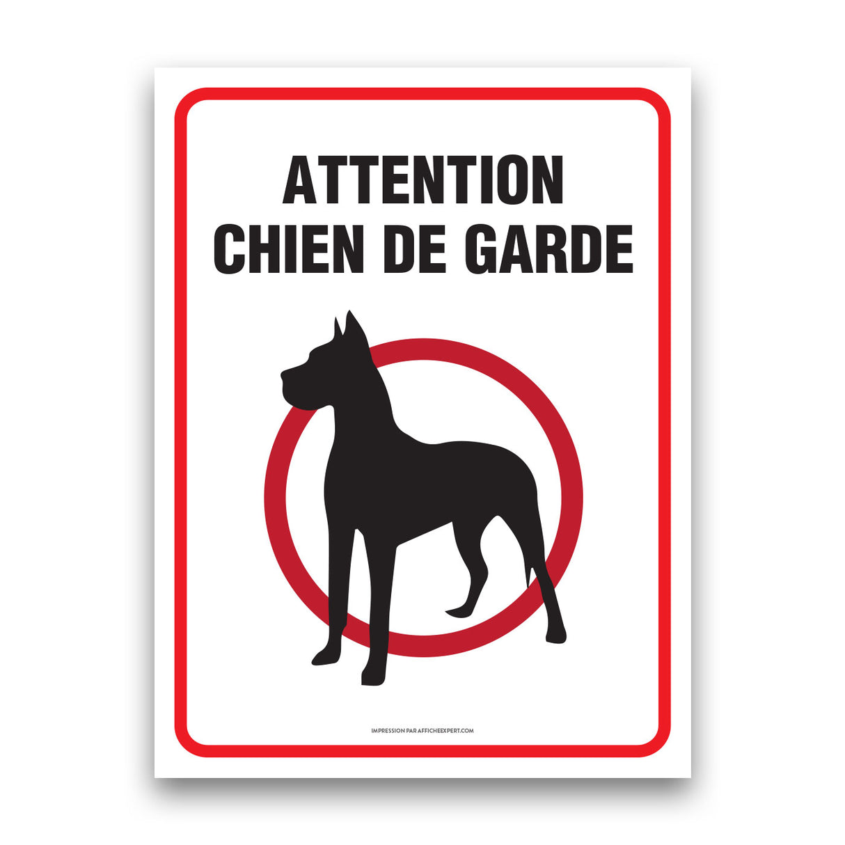 Attention au chien