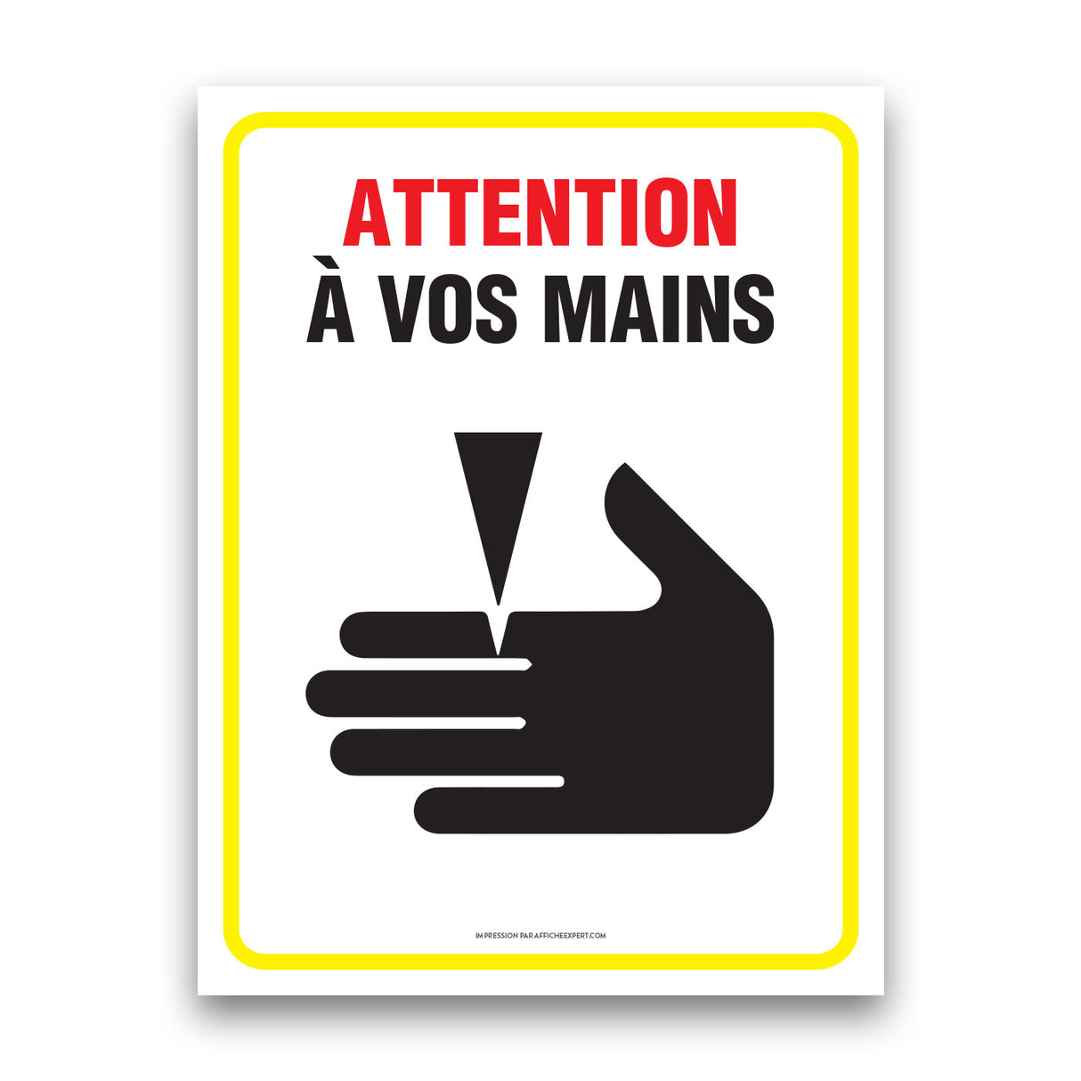 Attention à vos mains