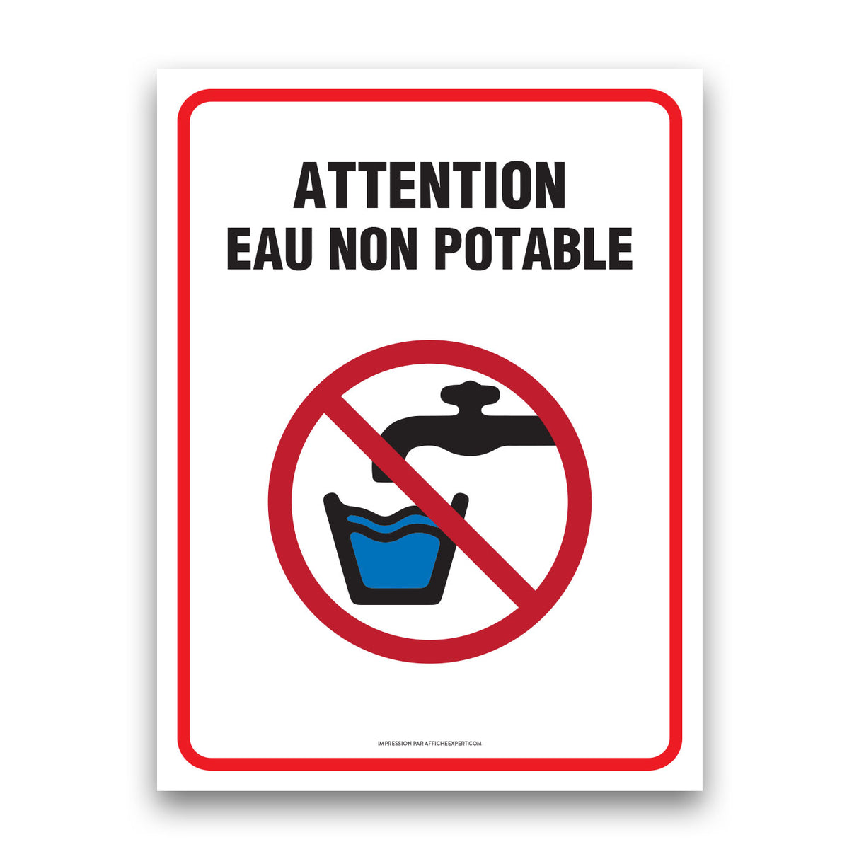 Eau non potable