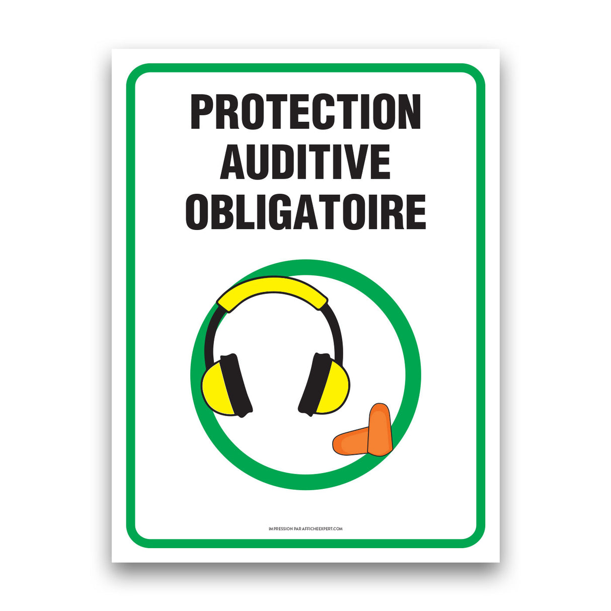 Protection auditive obligatoire