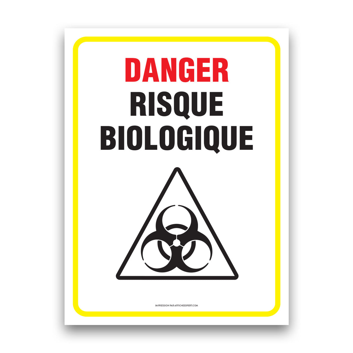Danger risque biologique