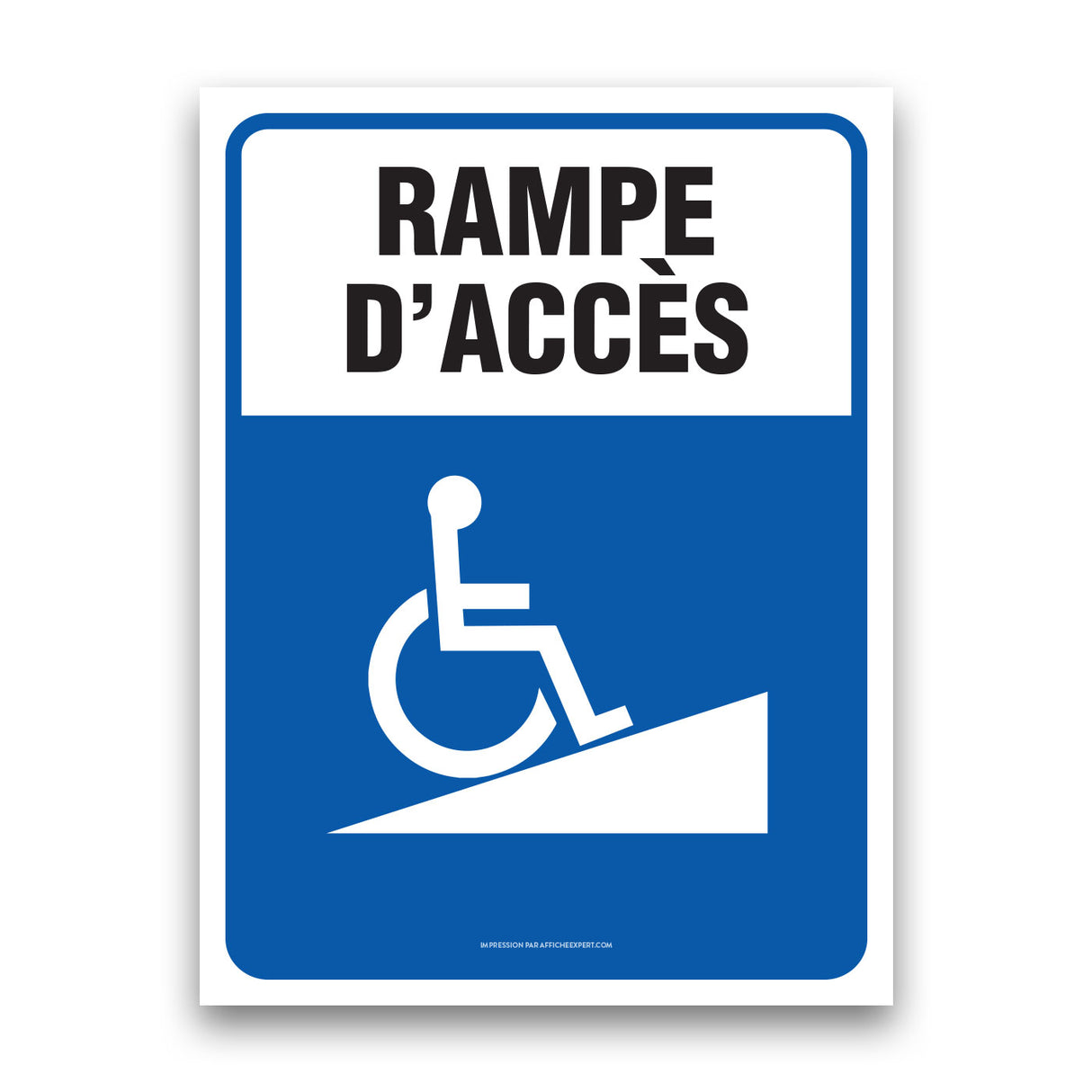Rampe d'accès - Mobilité réduite