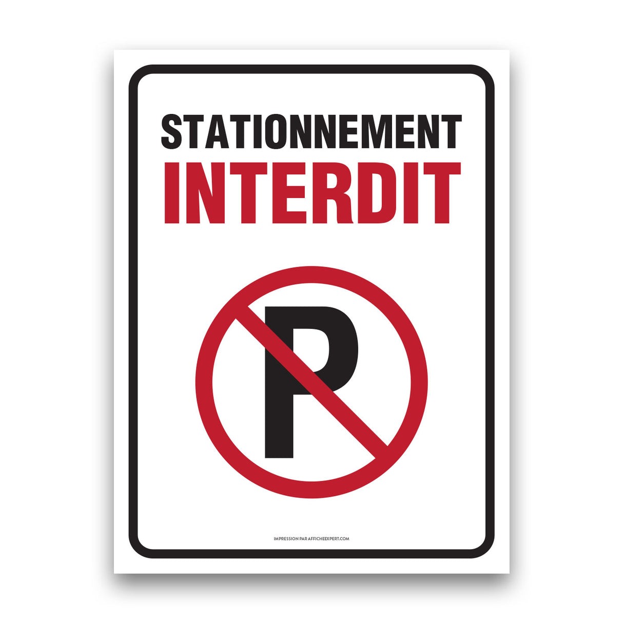 Stationnement interdit