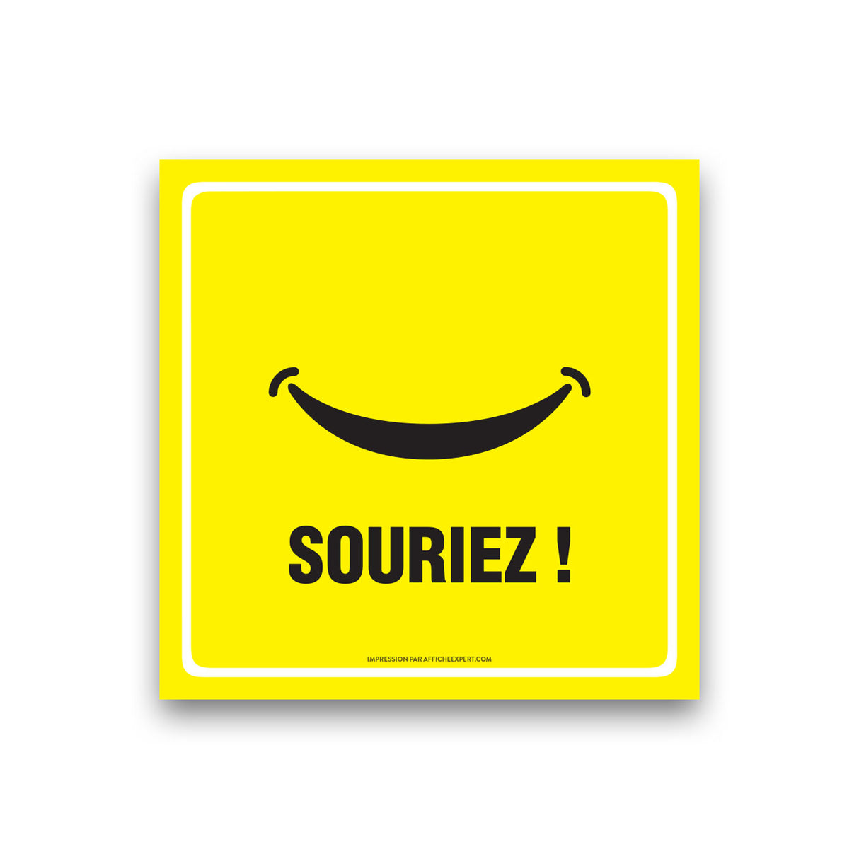 Affiche Souriez