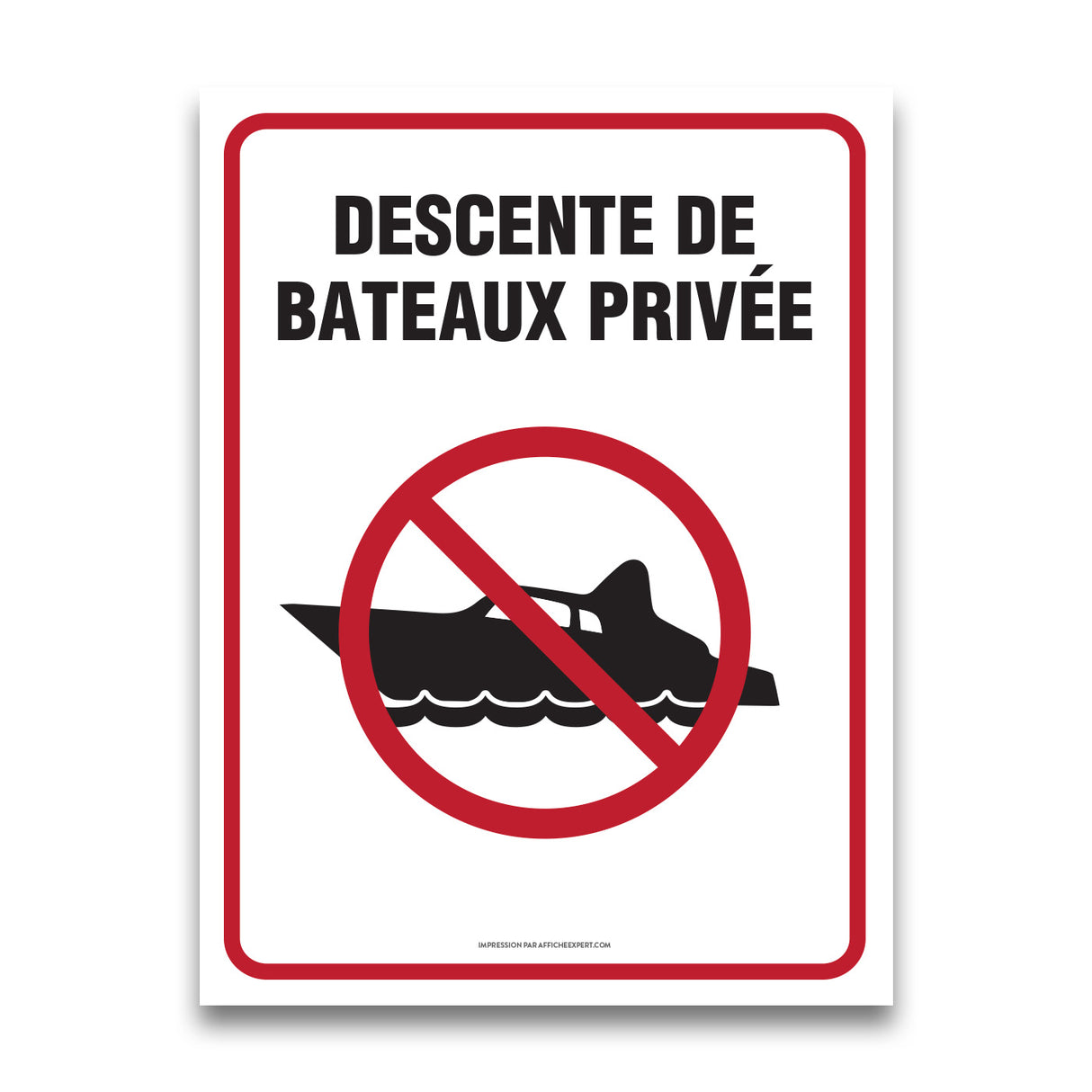 Descente de bateaux privée