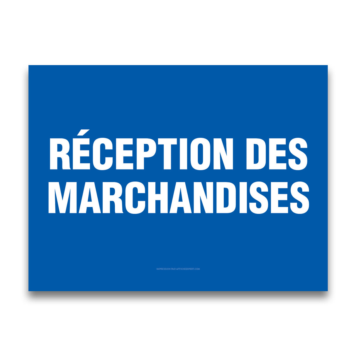 Réception des marchandises