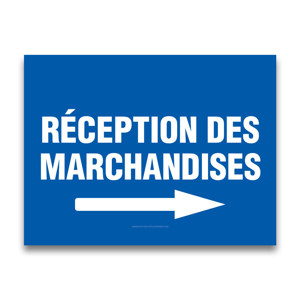 Réception des marchandises (Flèche droite)