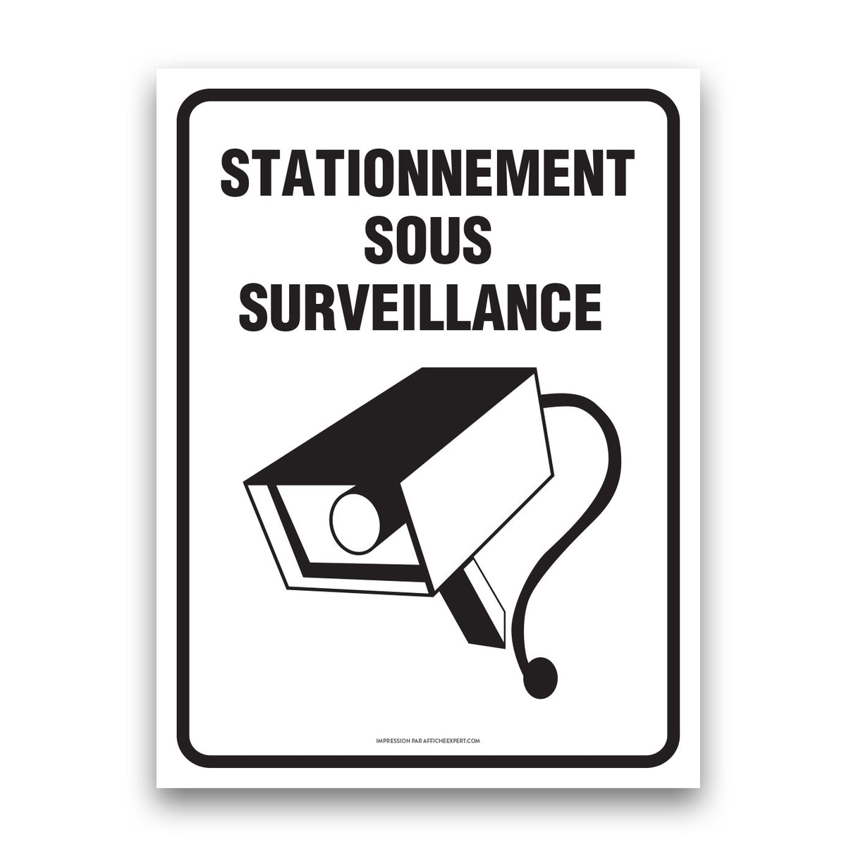 Stationnement sous surveillance (Caméra)