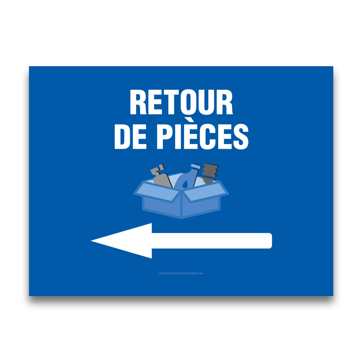 Retour de pièces (flèche gauche)