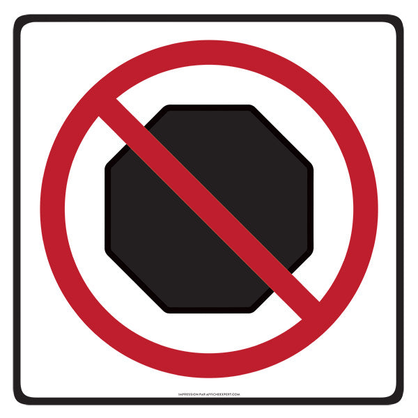 No Stopping (Square)