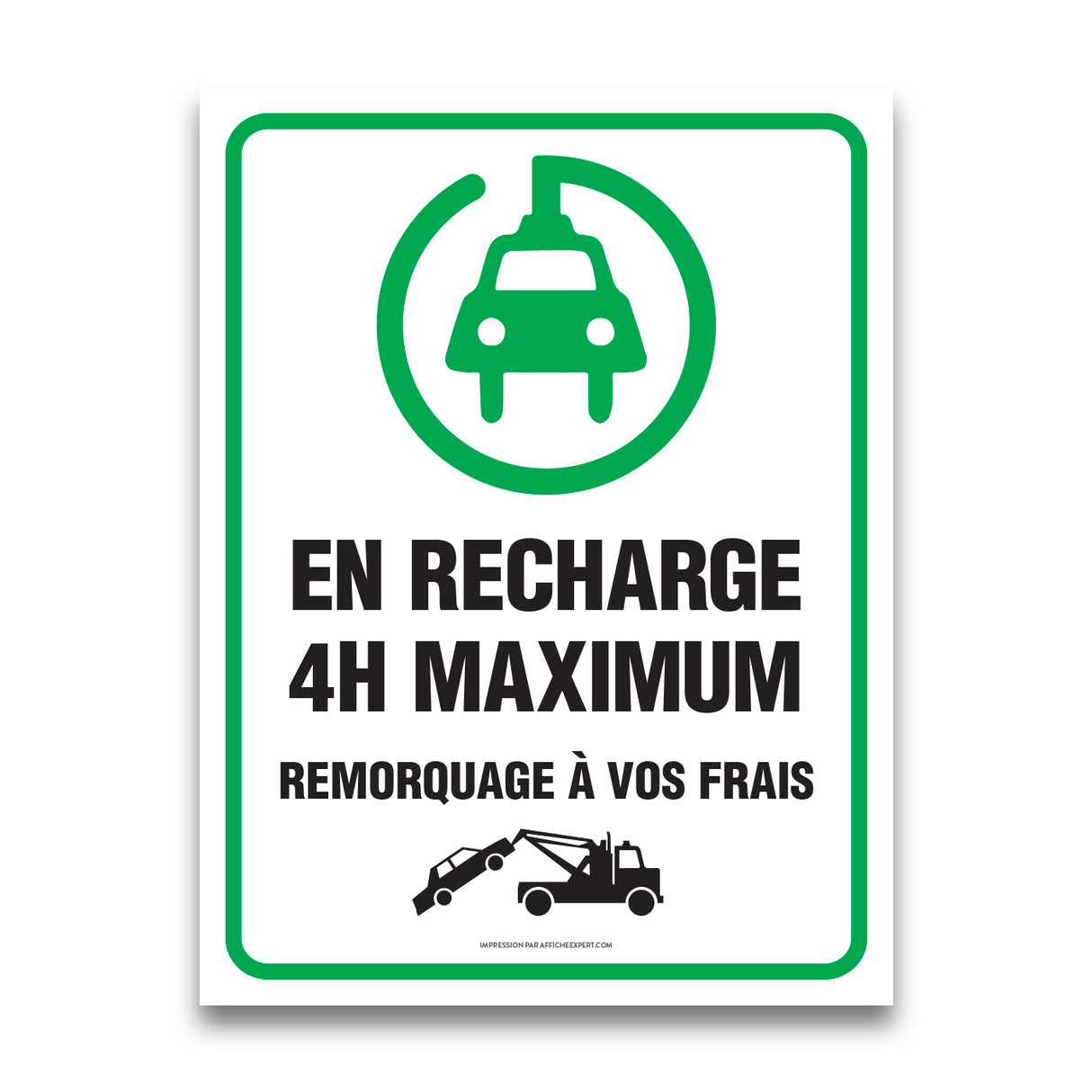 Véhicule en recharge - 4h maximum (Véhicule électrique)