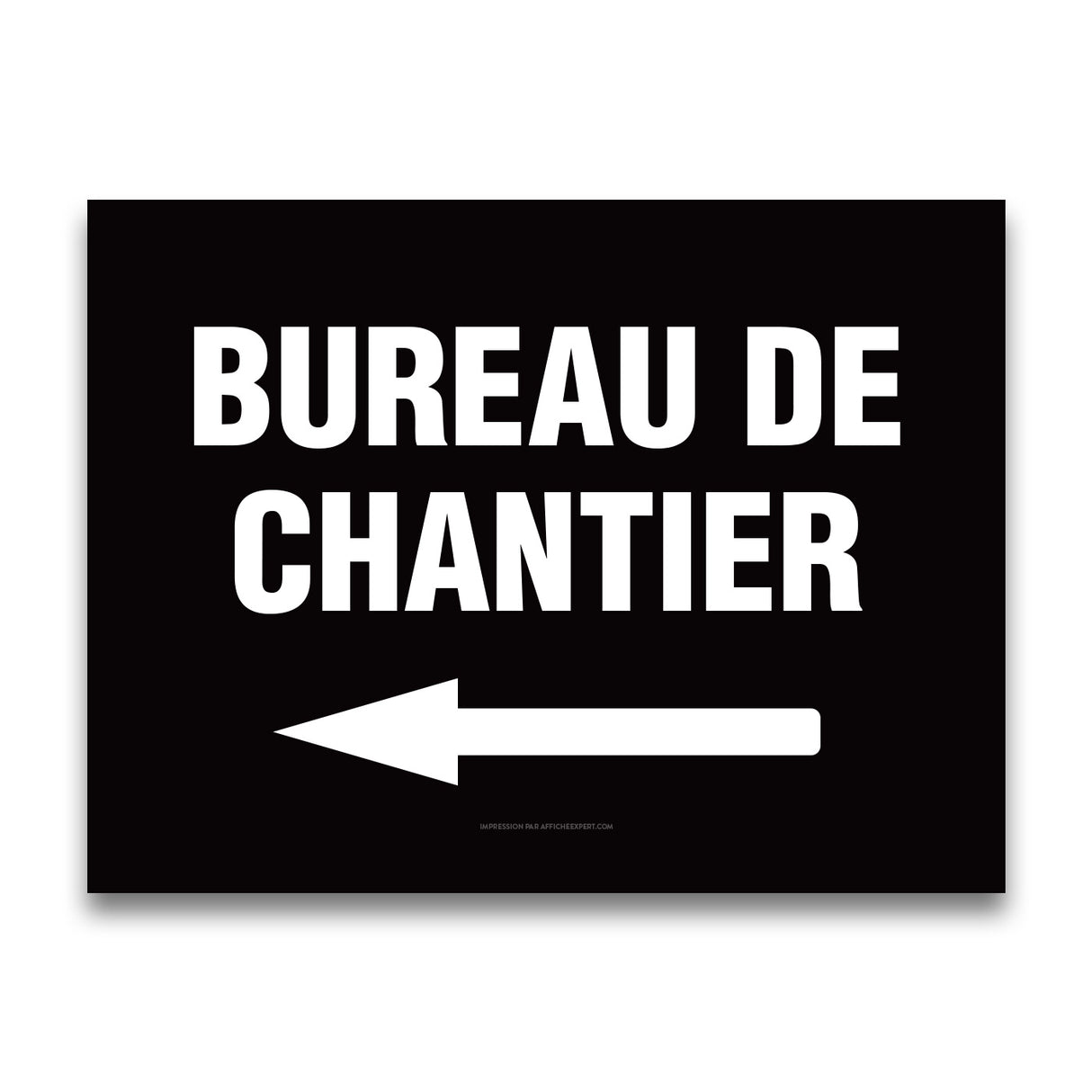 Bureau de chantier (Flèche gauche)
