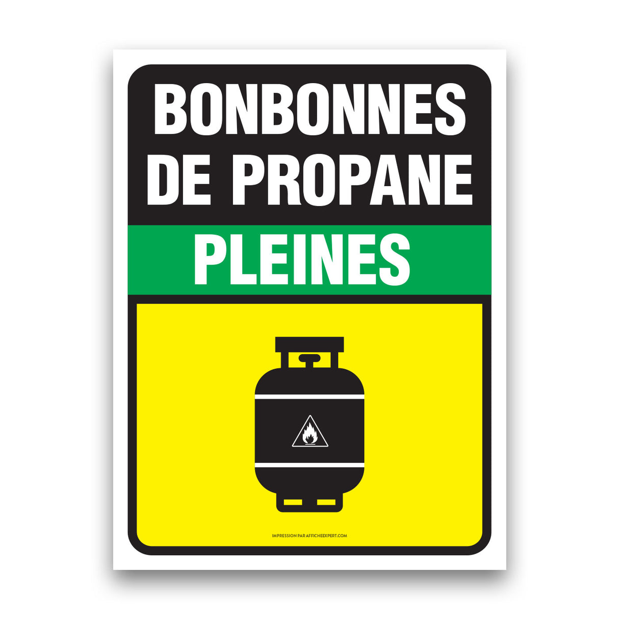 Bonbonnes de propane pleines