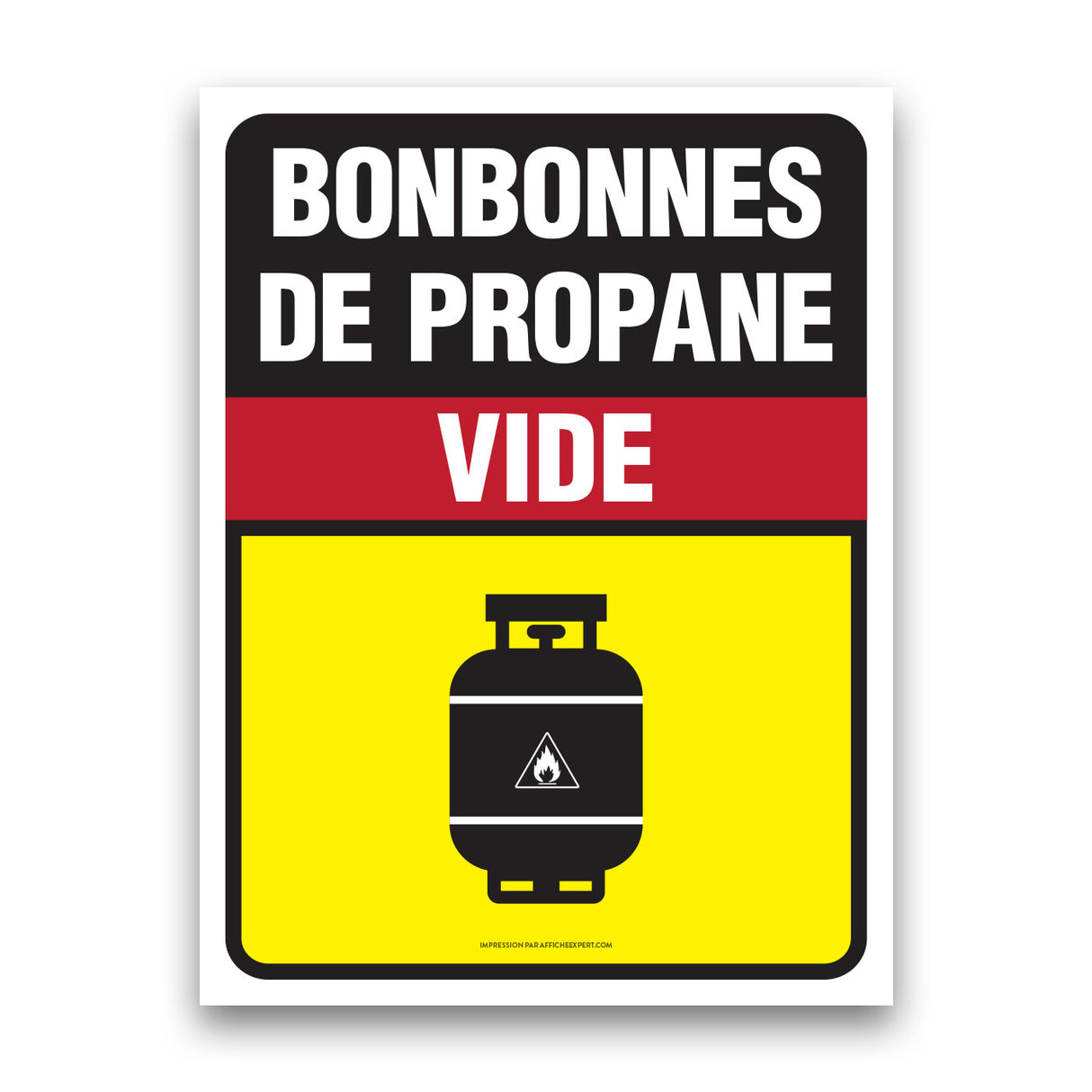 Bonbonnes de propane vides
