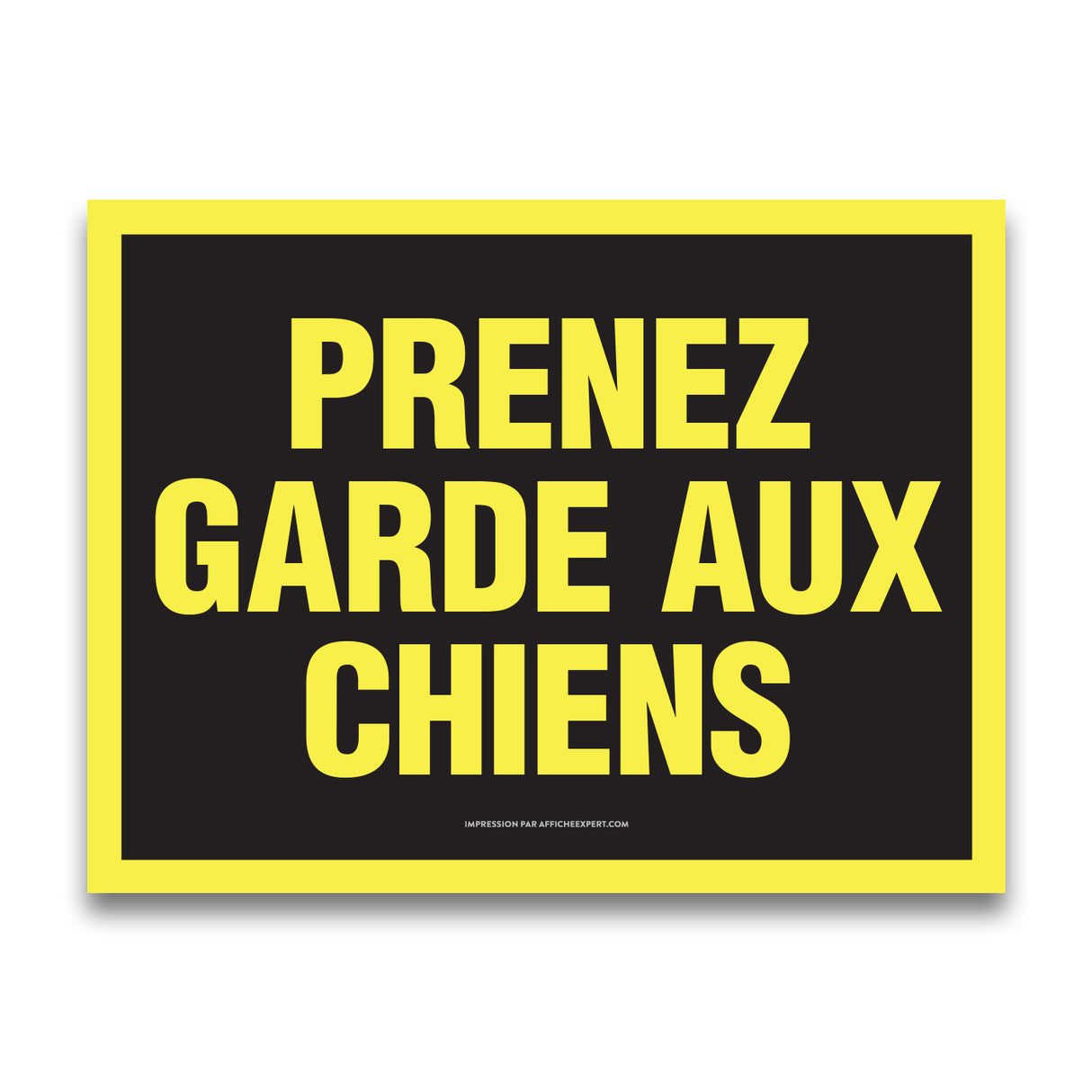 Prenez garde aux chiens