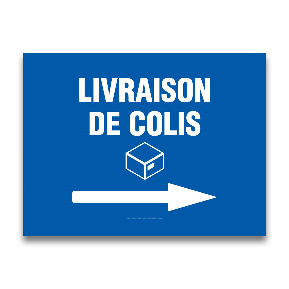 Livraison de colis (flèche vers la droite)