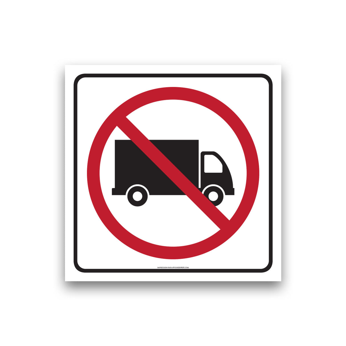 Accès interdit aux camions