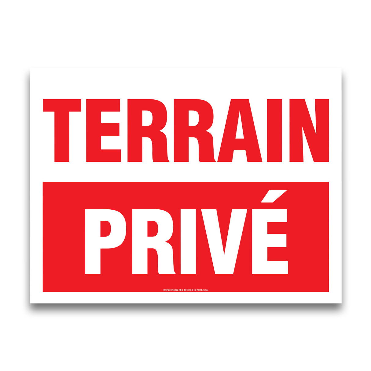 Terrain privé