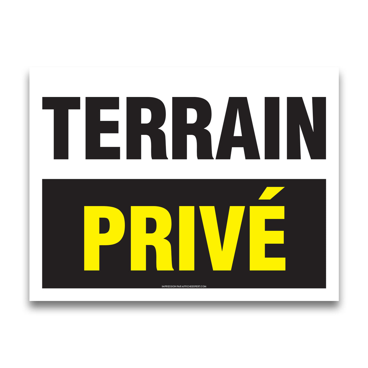 Terrain privé