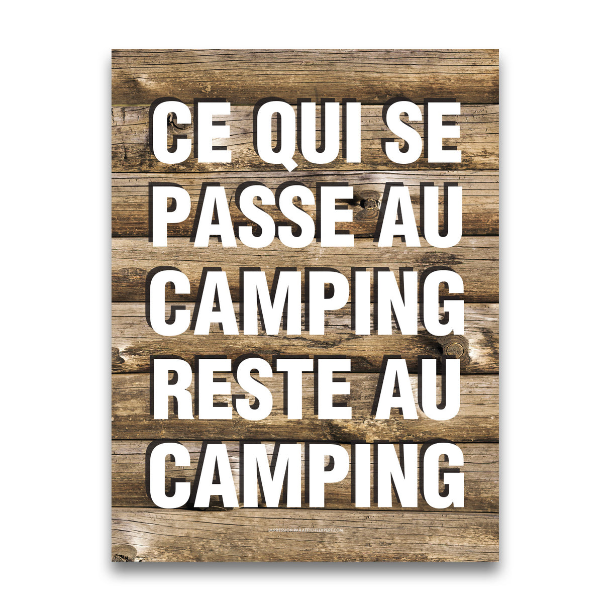 Ce qui se passe au camping, reste au camping
