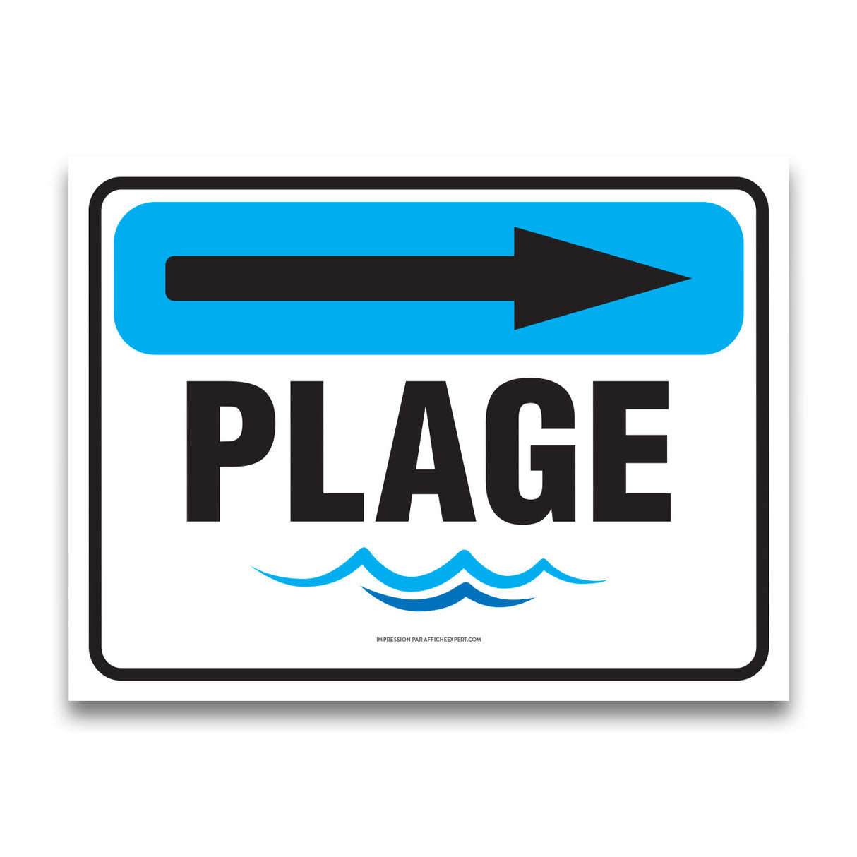 Plage vers la gauche