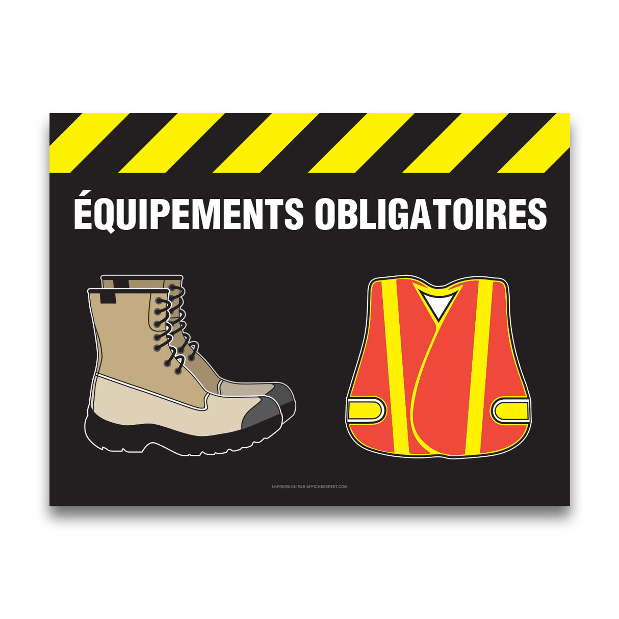 Équipements obligatoires (Bottes et dossard)
