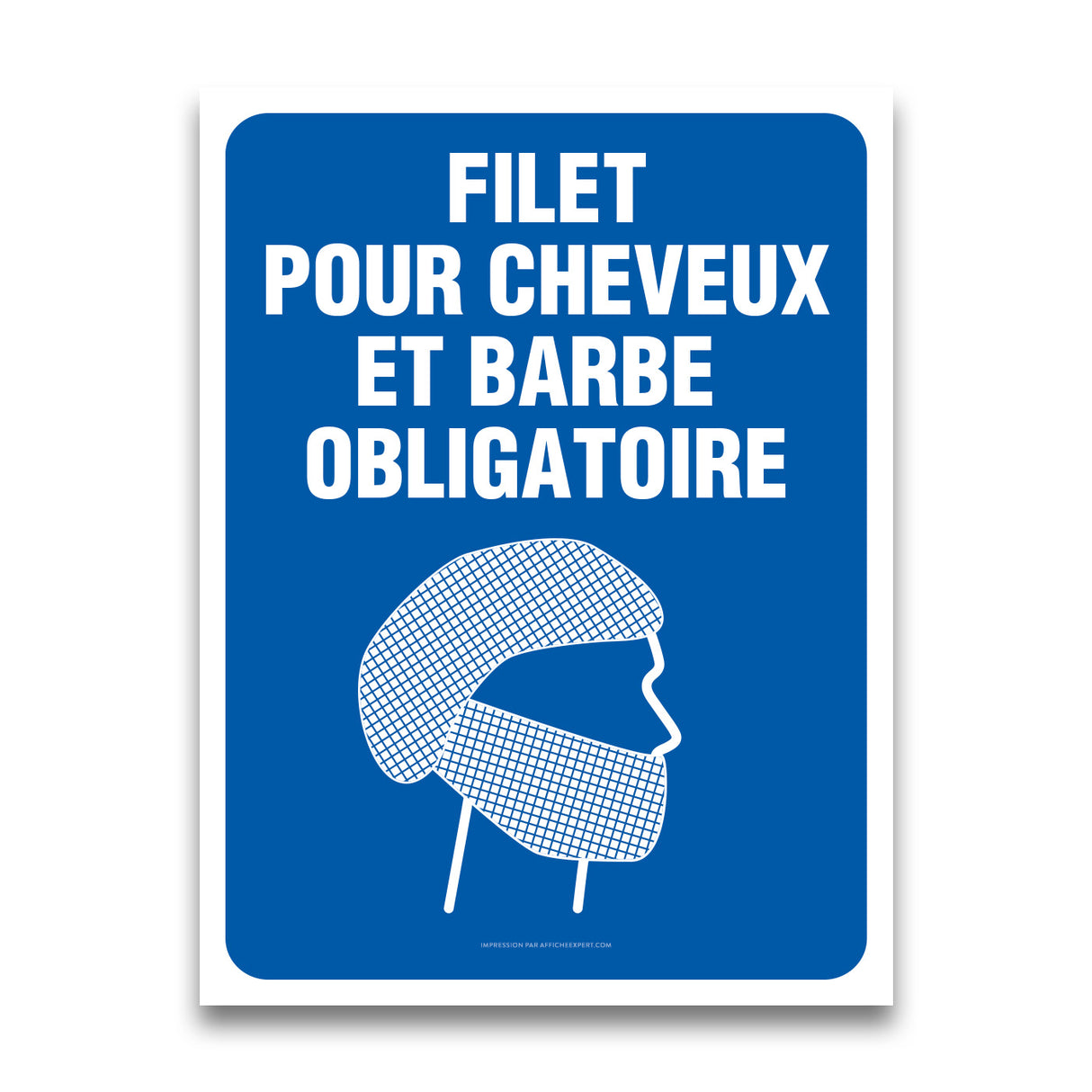 Filet pour cheveux et barbe obligatoire
