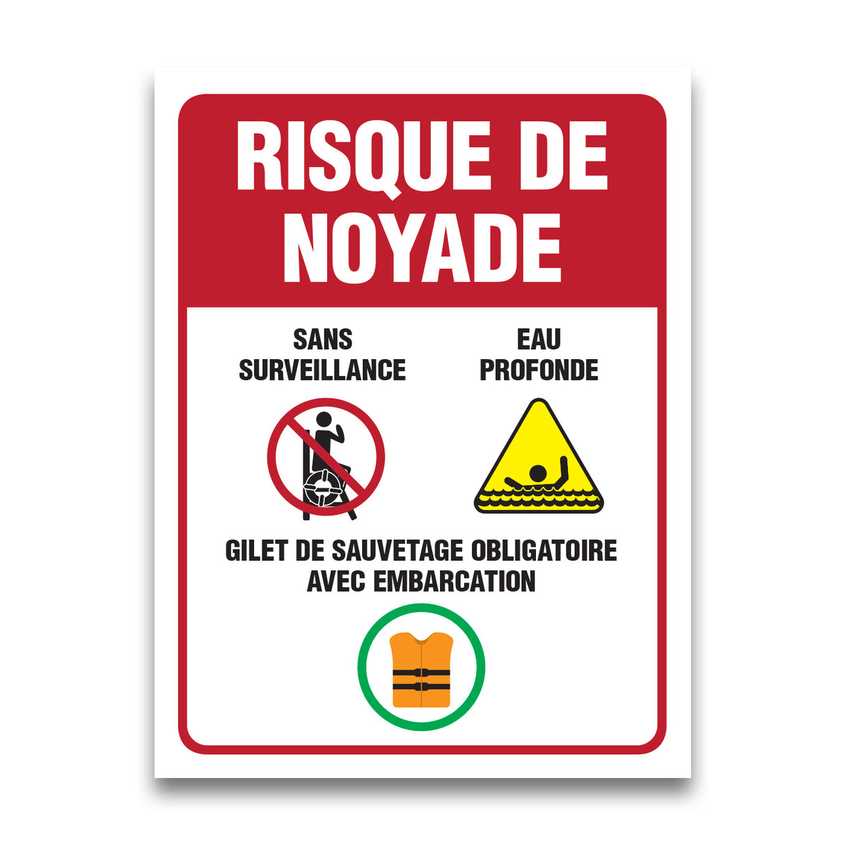 Risque de noyade