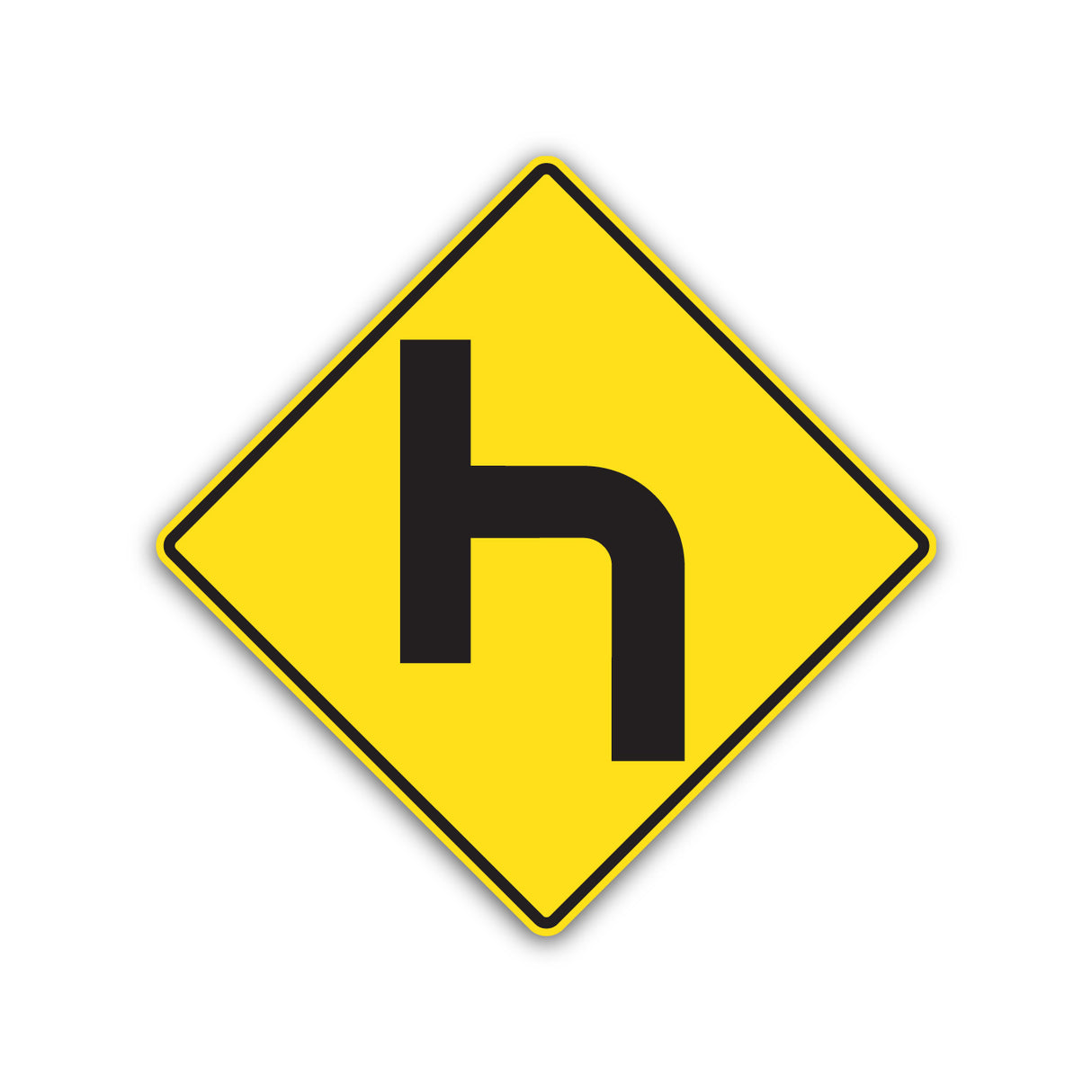 Intersection en T dans une courbe (D-160-2-G)