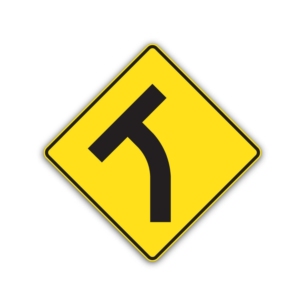 Intersection en T dans une courbe (D-160-G)