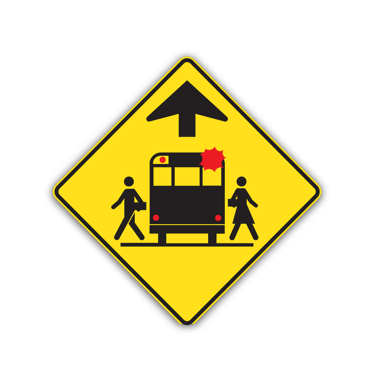 Signal avancé d’arrêt d’autobus scolaire (D-260)