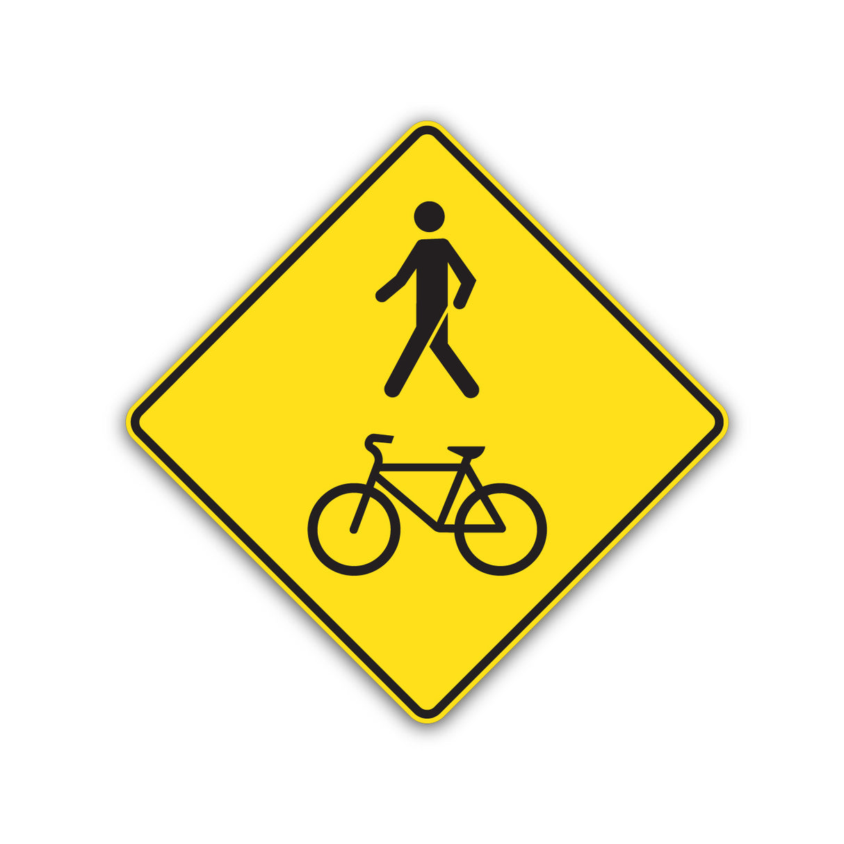 Signal avancé de passage pour piétons et pour bicyclettes (D-270-6-D)
