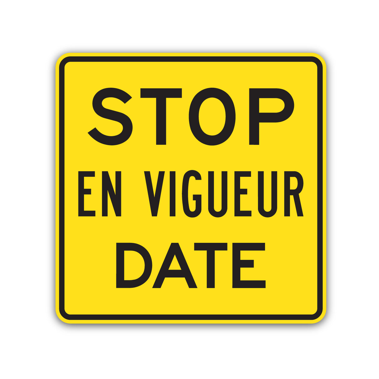Stop en vigueur date (D-40-2-S)