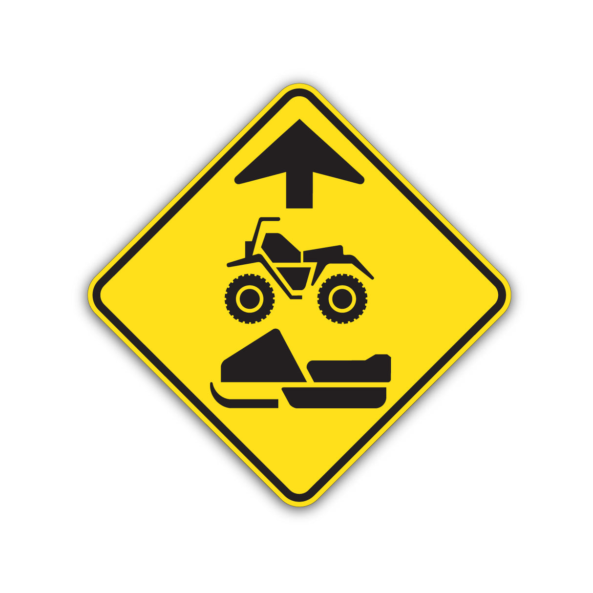 Signal avancé de chaussée ou de sentier de VHR désigné (D-430-5)