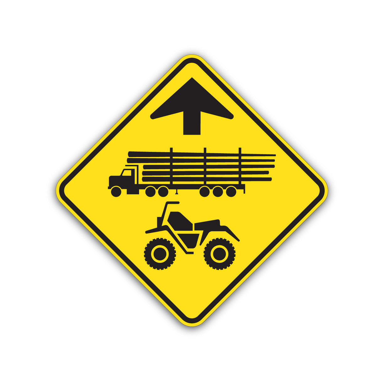 Signal avancé de chaussée désignée (D-430-7)