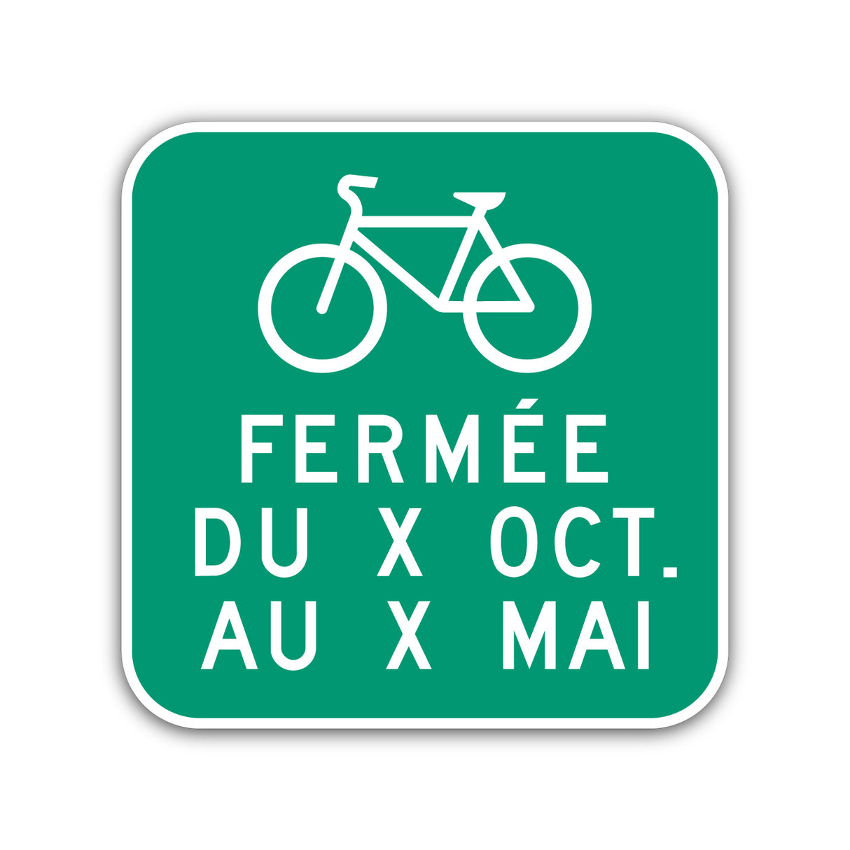 Fermée du X oct. au X mai (I-372)