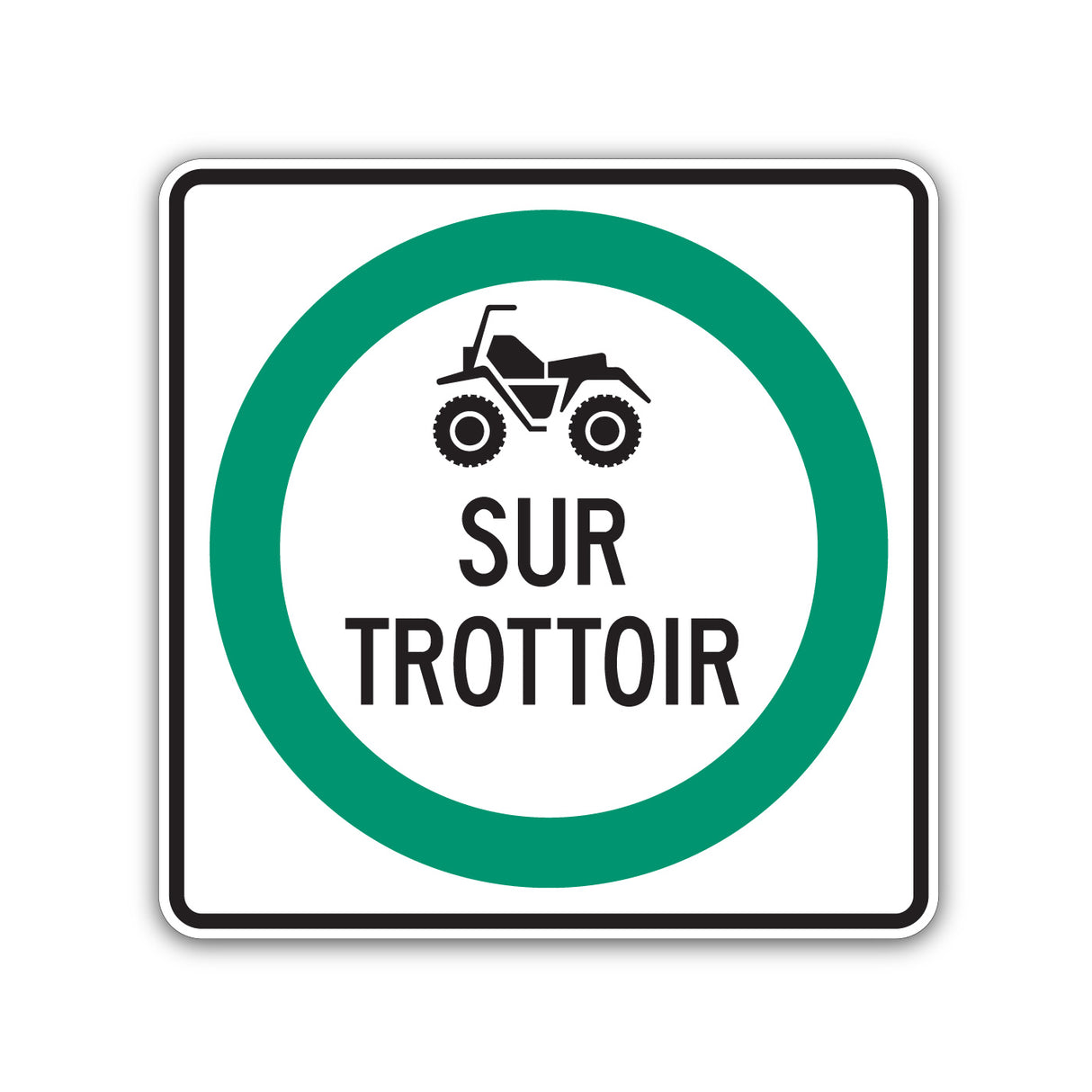 Circulation sur le trottoir (P-120-32)