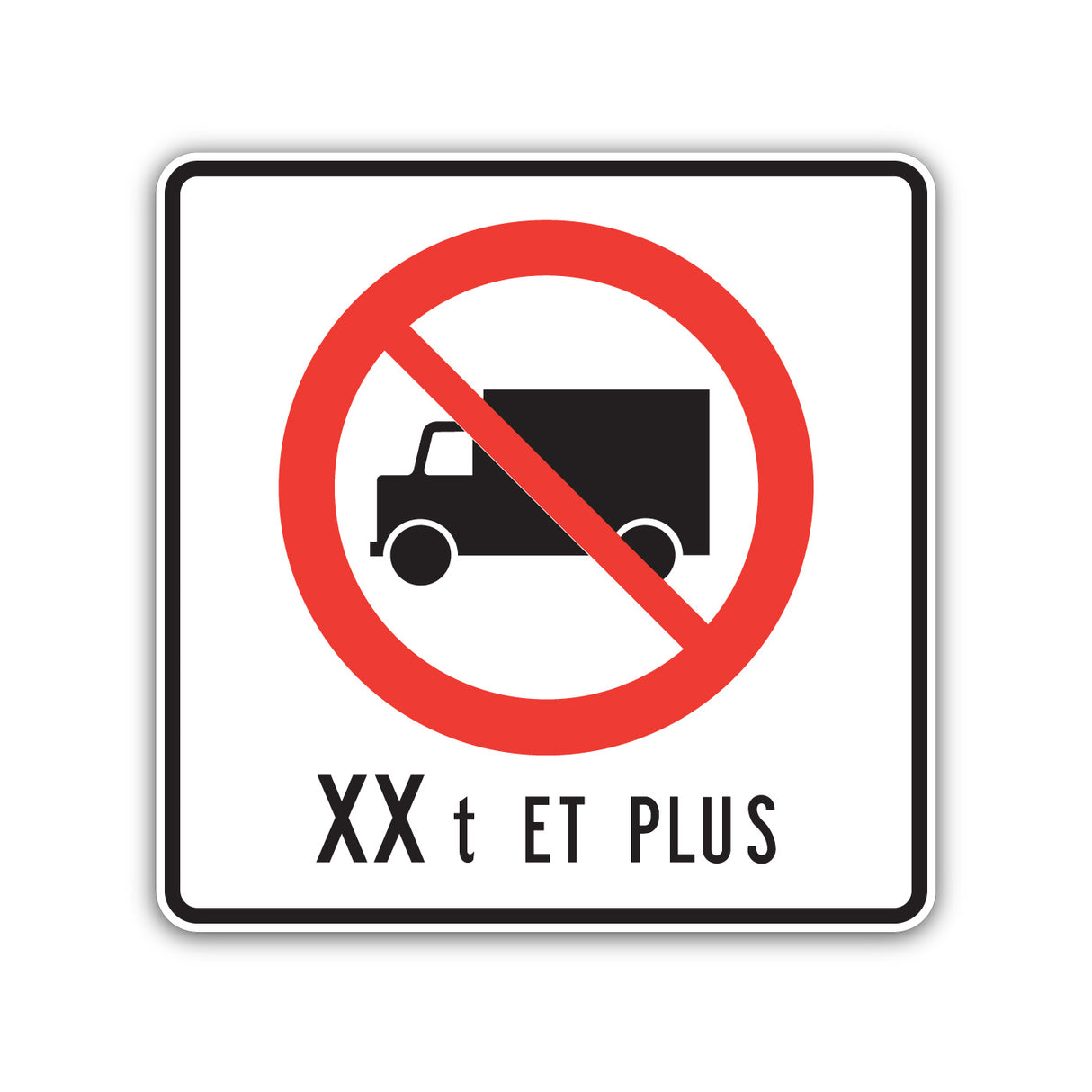 Accès interdit aux camions (P-130-17)