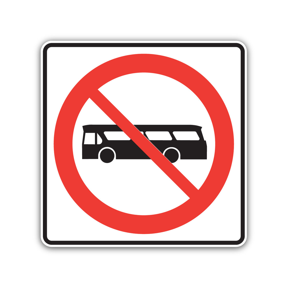 Accès interdit aux autobus urbains (P-130-21)