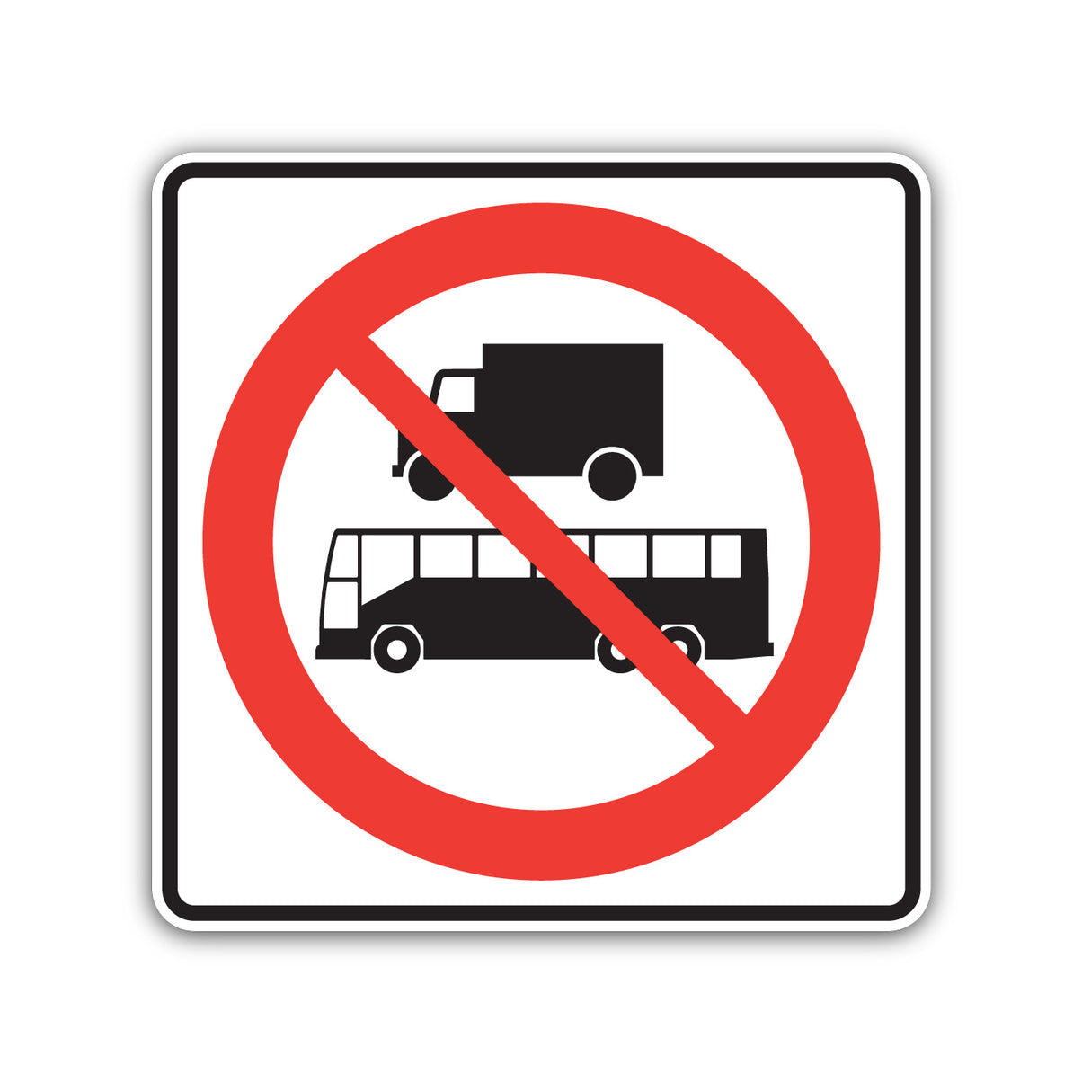 Accès interdit aux camions et autobus (P-130-23)