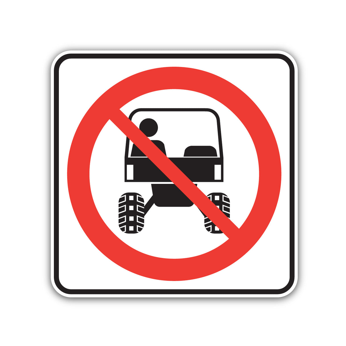 Accès interdit autoquads (P-130-60)