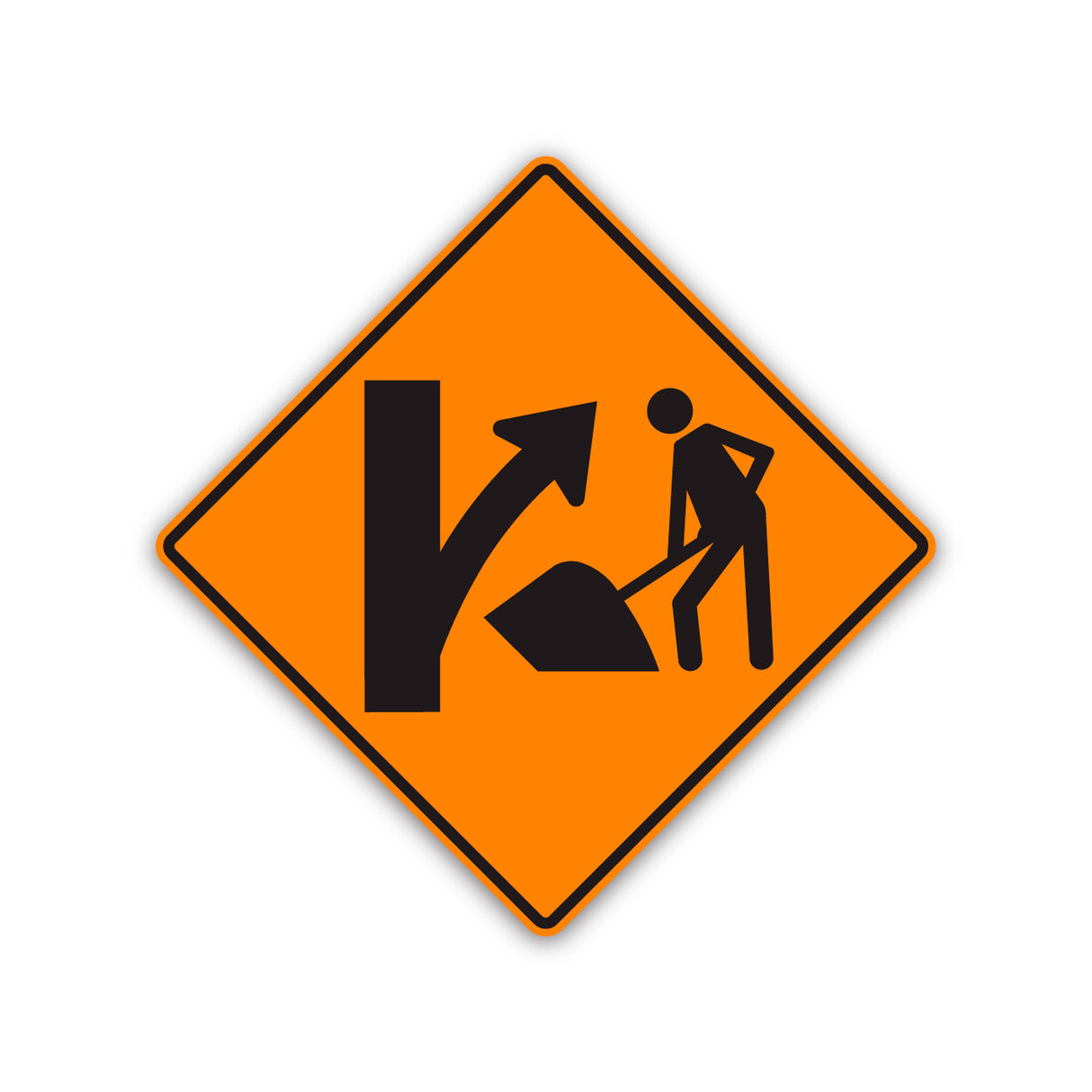 Zone de travaux dans une sortie (T-50-11-D)