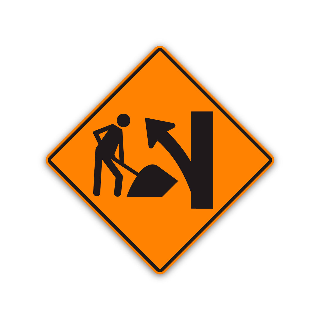 Zone de travaux dans une sortie (T-50-11-G)