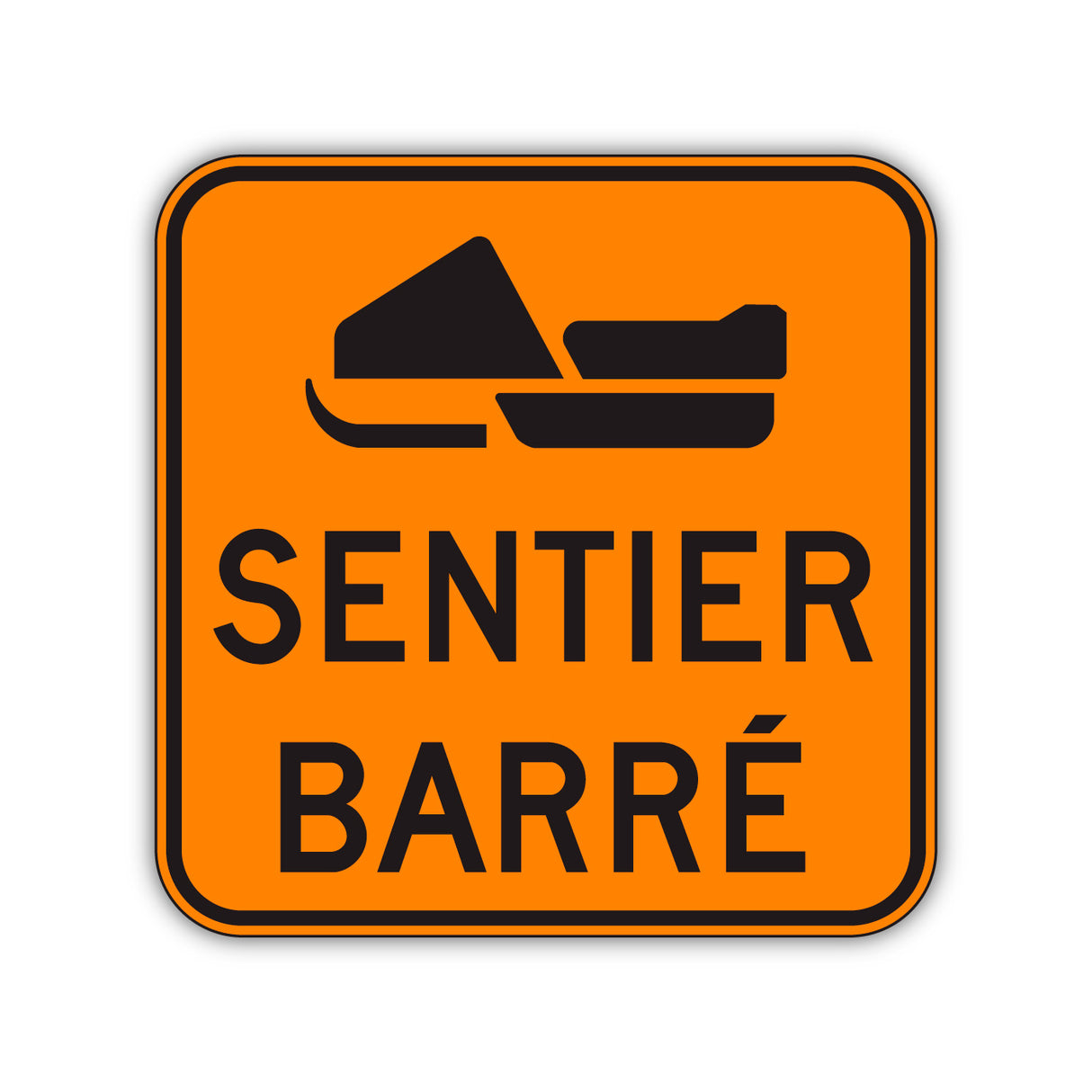 Sentier de véhicules hors route barré (T-80-9)