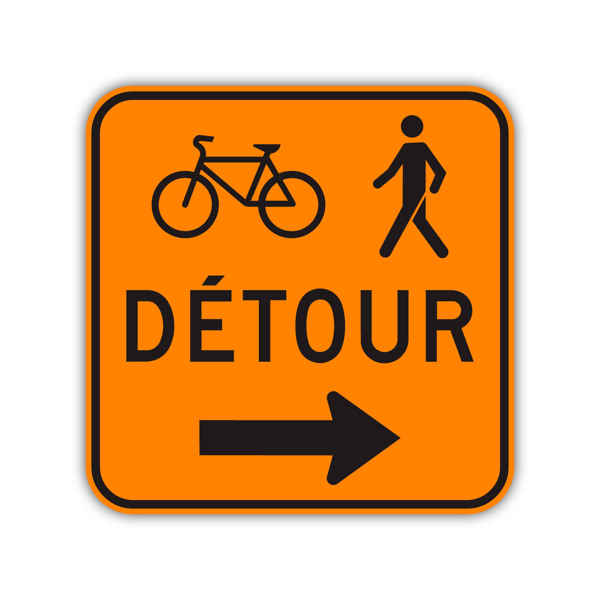 Détour pour piétons et cyclistes (T-90-13-D)