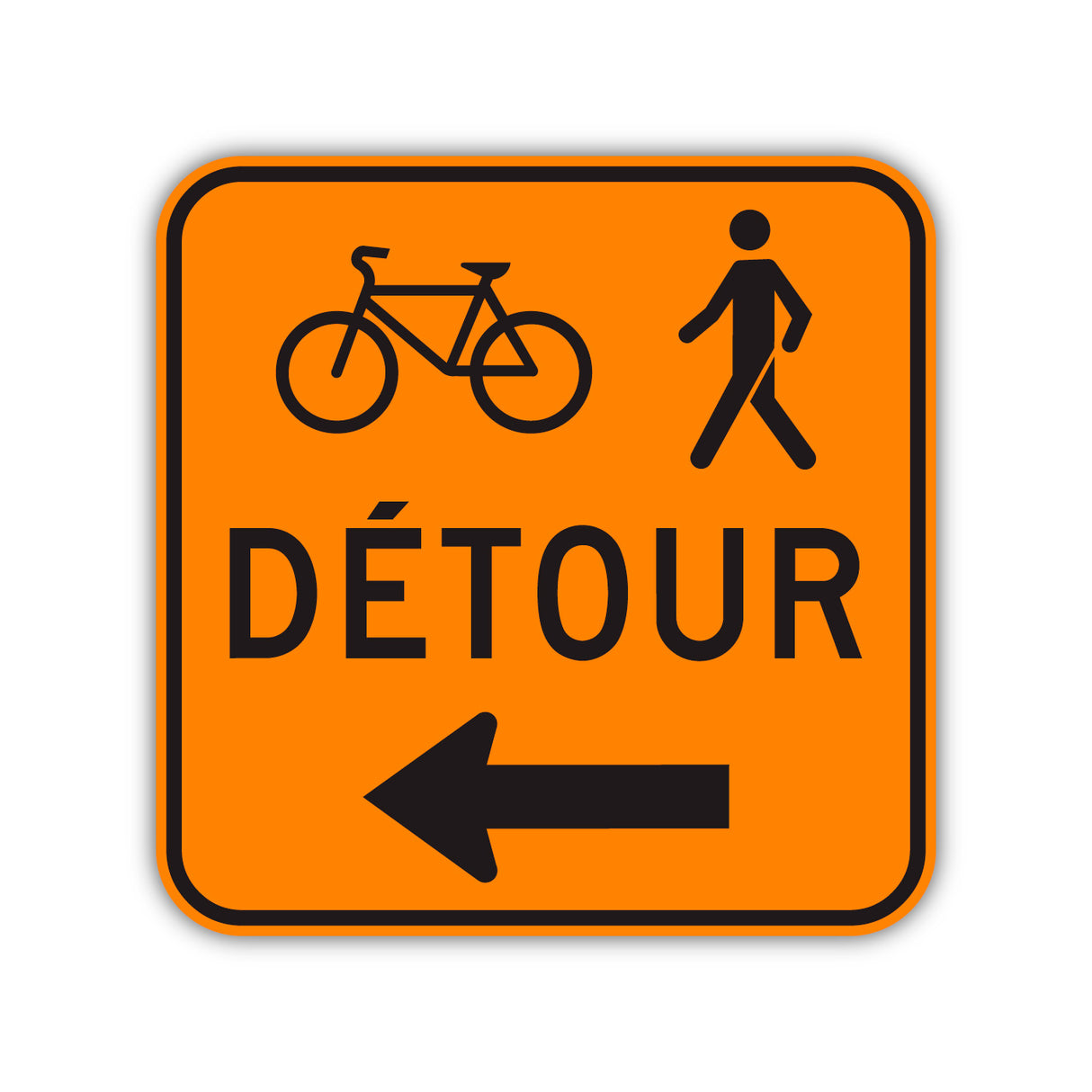 Détour pour piétons et cyclistes (T-90-13-G)