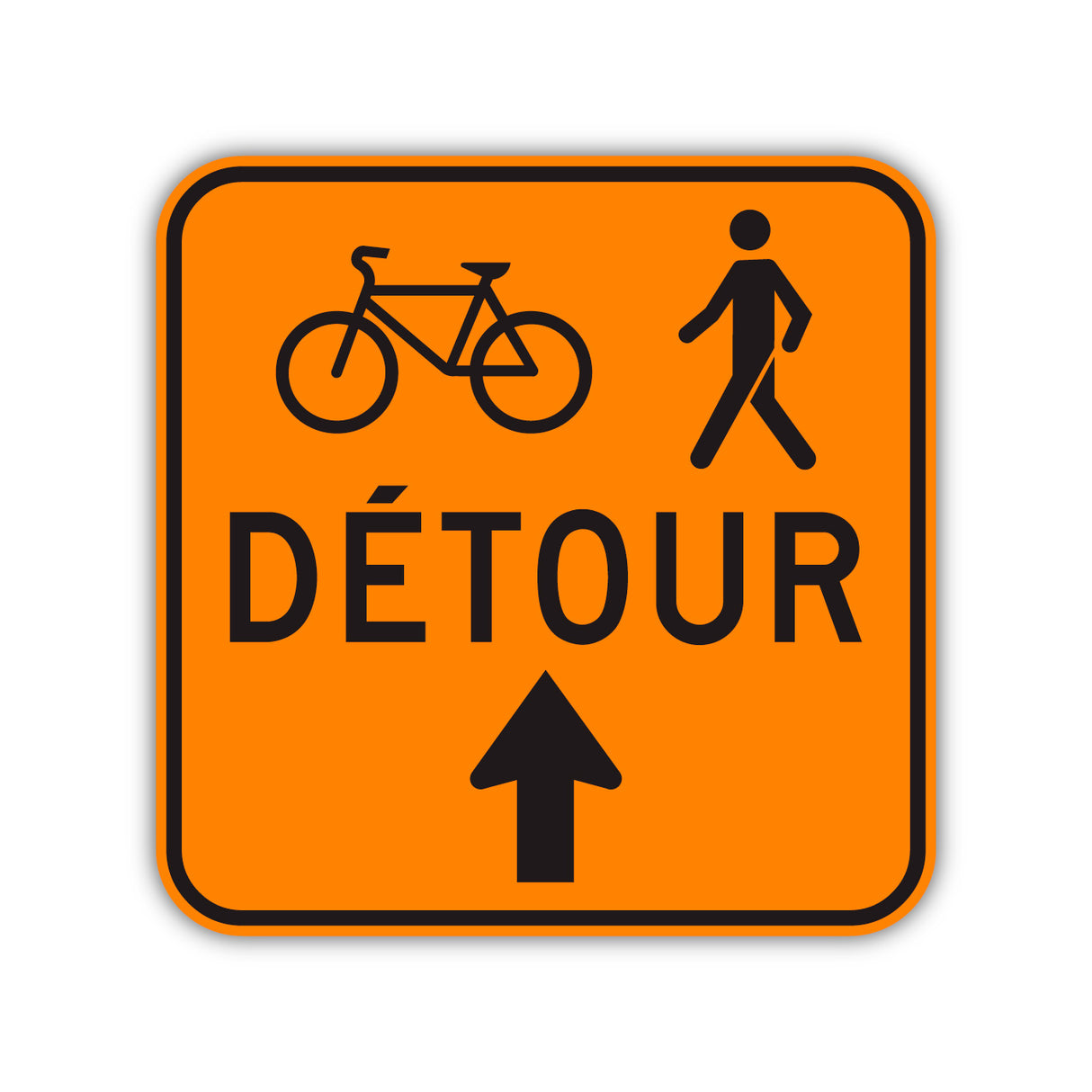 Détour pour piétons et cyclistes (T-90-14)