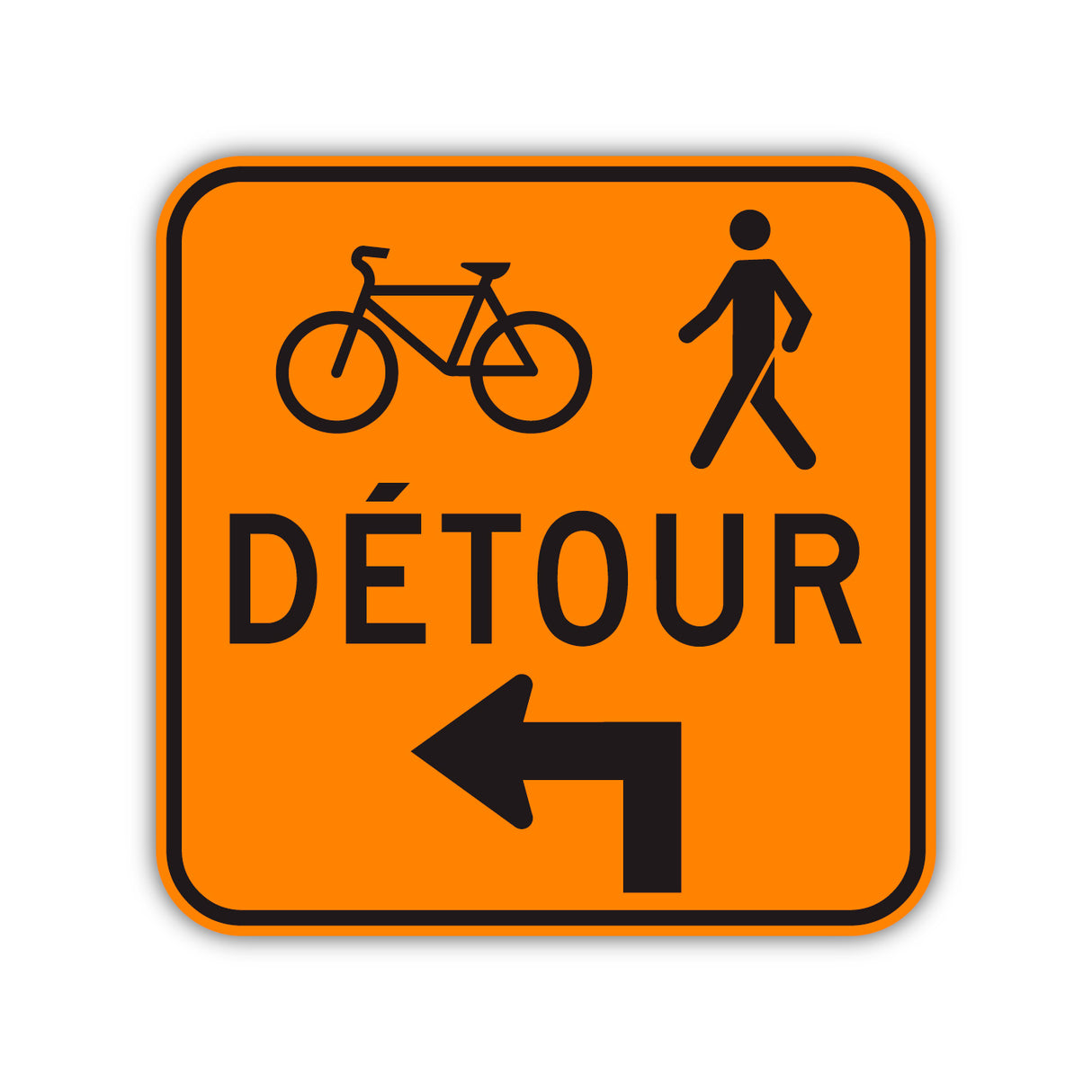 Détour pour piétons et cyclistes (T-90-15-G)